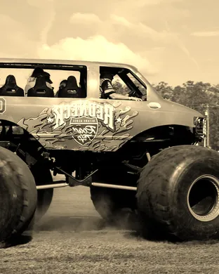 2X Monster Trucks Racing event