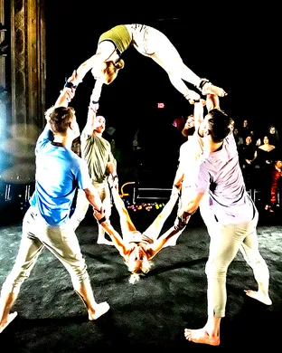 A Simple Space Dance show