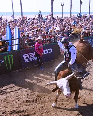 Bulls On The Beach Rodeo event