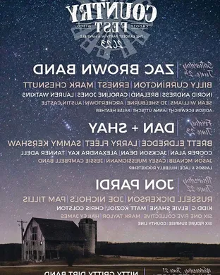 Country Summer Music Festival Festival concert
