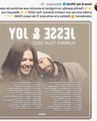 Jesse Y Joy Latin concert