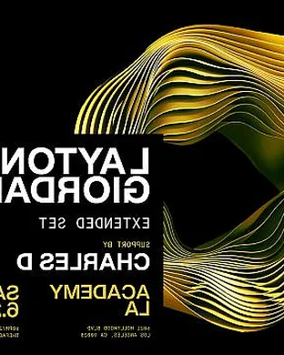 Layton Giordani Techno concert