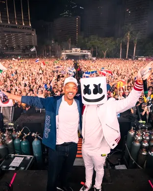Marshmello Techno concert