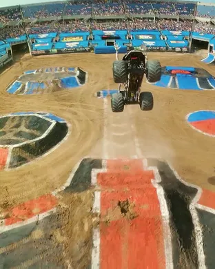 Monster Jam World Finals Racing event