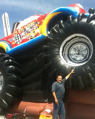 Monster Truck Mayhem Racing event