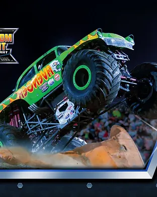 Monster Truck Throwdown Racing event