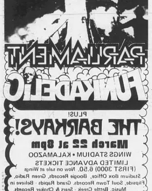Parliament Funkadelic Reggae concert
