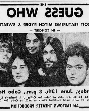 The Guess Who Pop concert